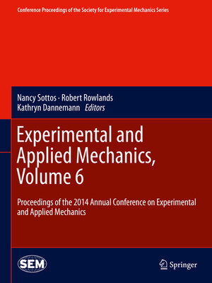 cover image of Experimental and Applied Mechanics, Volume 6